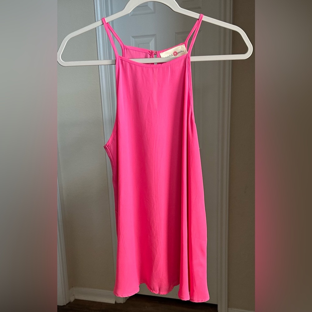 Wishful Park Hot Pink Sleeveless Top